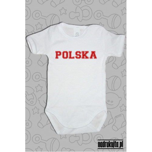POLSKA - body dziecięce z nadrukiem