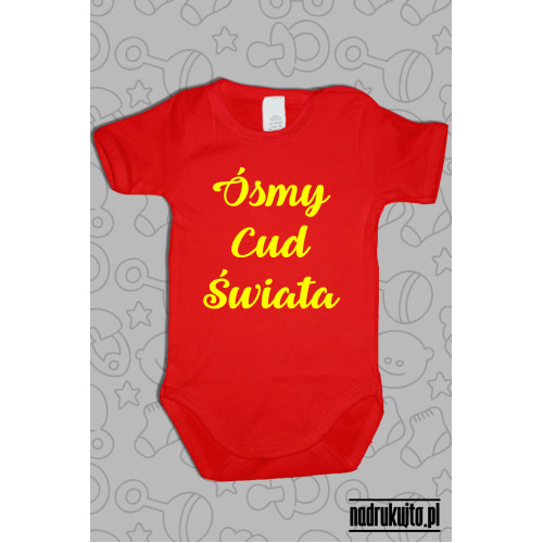 Ósmy cud świata - Body dziecięce z nadrukiem