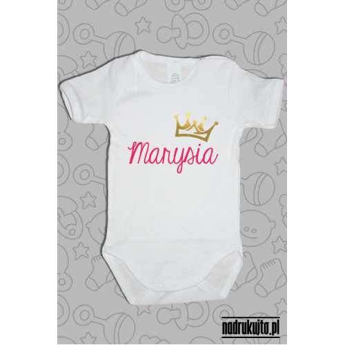 Body z imieniem - Body dziecięce z nadrukiem
