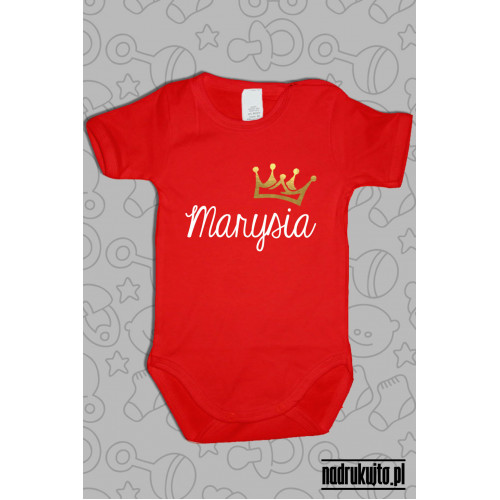 Body z imieniem - Body dziecięce z nadrukiem
