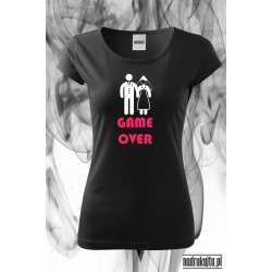 Game over - Koszulka z nadrukiem