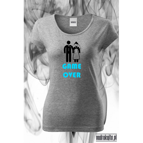 Game over - Koszulka z nadrukiem