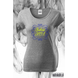 Babcia numer 1 - Koszulka z nadrukiem idealna na dzień Babci