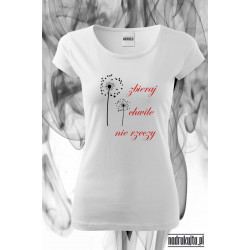 Zbieraj chwile - koszulka z nadrukiem