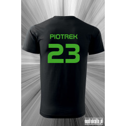 Imię i numer - koszulka dla chłopaka