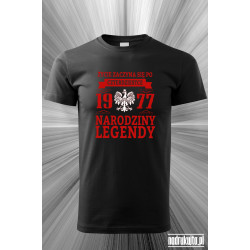 Życie zaczyna się po 40-ste - koszulka z nadrukiem