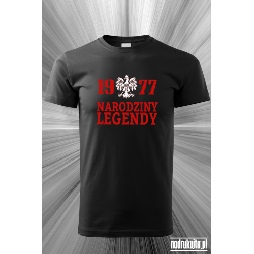 Narodziny legendy - koszulka z nadrukiem