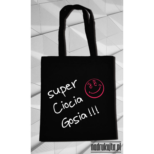Najlepsza Ciocia - torba z nadrukiem